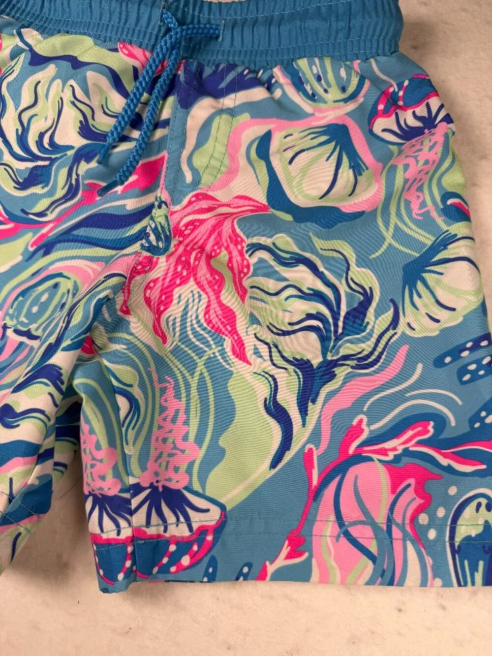 Tommy Bahama Toddler Boys Swim 4T Drawstring Rash Guard Shorts Trunks